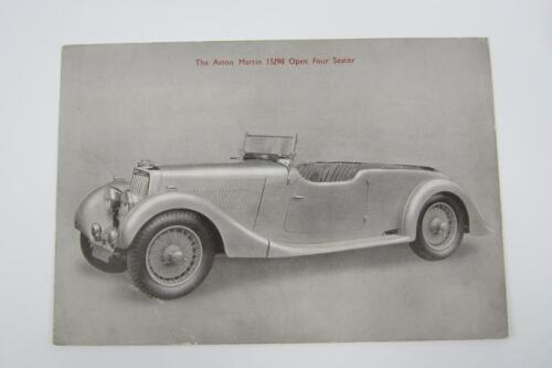 15/98: An original 1939 Aston Martin 15/98 specification card.