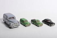 HOLDEN: Four Holden FJ models by TRAX and MINT & BOXED PERTH. Vans, Ute, Passenger Car