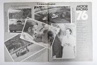 MOTOR RACING: A collection of 'MOTOR RACING' magazines. September 1955, July/October 1963, April/July 1964, September 1965, 1976 editions - 2