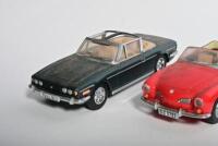 DINKY (MATCHBOX): A group of five DINKY (Matchbox) models. Jaguar, MG, Triumph, Mercedes-Benz, Karmann-Ghia - 4