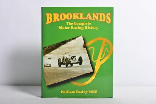 BROOKLANDS: 'BROOKLANDS - The Complete Motor Racing History' hardcover book by William Boddy. Limited Edition 712/2000
