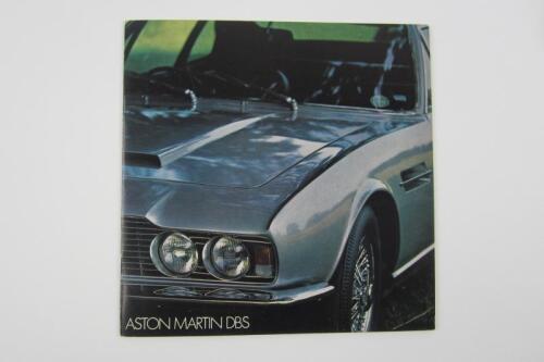 DBS: An original Aston Martin DBS sales brochure.