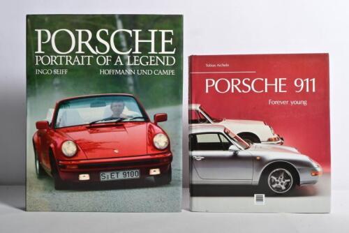 PORSCHE: Two hardcover books relating to Porsche. 'PORSCHE 911' by Tobias Aichele