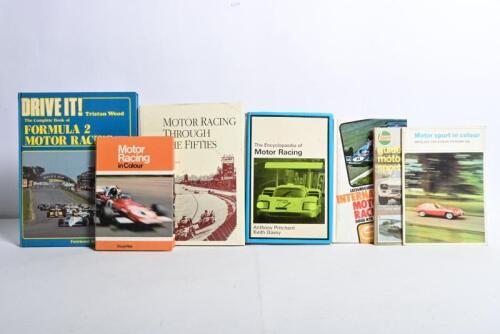 MOTOR RACING: A group of seven motor racing publications. 'Motor Racing in Colour' hardcover book by Doug Nye