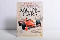 TURNER: 'DRAWING AND PAINTING RACING CARS' hardcover book. Authored and signed by Michael Turner