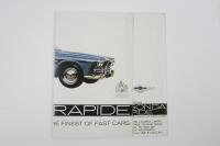 LAGONDA: An original Lagonda Rapide sales brochure.