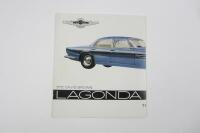LAGONDA: An original Lagonda Rapide sales brochure. - 2
