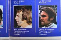 FITTIPALDI: A September 1972 issue of 'Manchete' colour booklet. Booklet signed by numerous F1 drivers including Mike Hailwood, Jose Carlos Pace, John Surtees, Wilson Fittipaldi Jr, Henri Pescarolo, Tim Schenken, Emerson Fittipaldi - 10