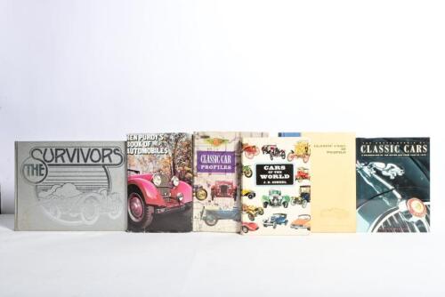 CLASSIC CARS: A collection of six hardcover books detailing classic cars. 'CLASSIC CAR PROFILES (Nos. 61-96)', general editor Anthony Harding