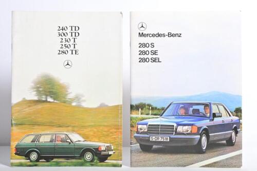MERCEDES-BENZ: Two high quality Mercedes-Benz colour sales brochures. Mercedes-Benz T sales brochure