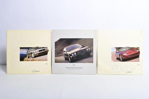 JAGUAR: Three 1990's Jaguar sales brochures. 1997 'XJ Sport & XJR Supercharged', 1999 'V8 XJ SERIES' & 1999 'XK SERIES' brochures