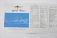 ASTON MARTIN LAGONDA: An original 1963 Aston Martin Lagonda sales brochure. - 4