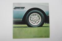 DBS V8: An original 1969 Aston Martin DBS V8 sales brochure.