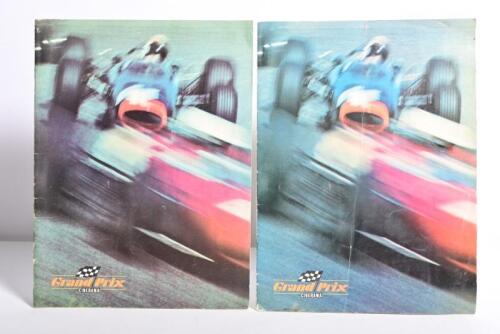 GRAND PRIX CINERAMA: Two 1966 Grand Prix Cinerama movie items. Movie Souvenir Program & Promotional Magazine Press Book