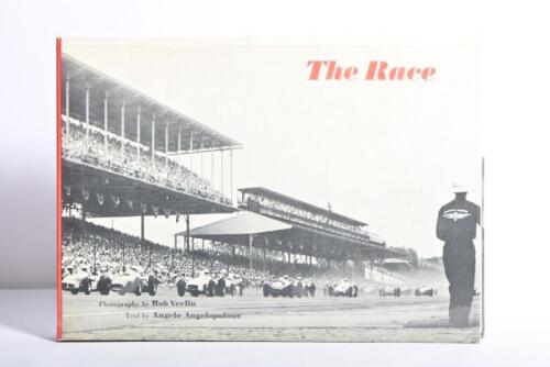 GRAND PRIX: 'The Race' hardcover book. Text by Angelo Angelopoulos