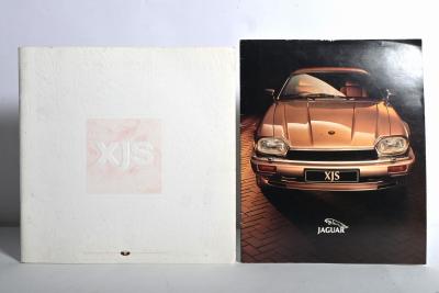 JAGUAR: Two Jaguar XJS colour sales brochures