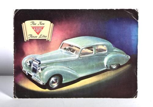 ALVIS: A 'The New ALVIS THREE LITRE' colour sales brochure