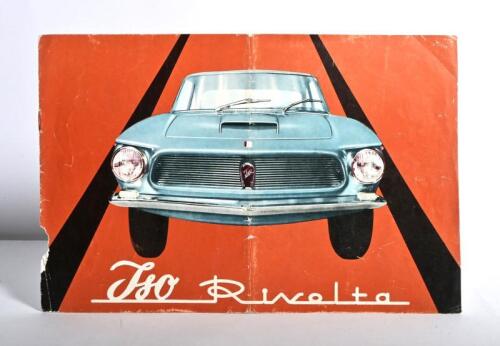 ISO RIVOLTA: An original English text Iso Rivolta sales brochure. Circa 1960's