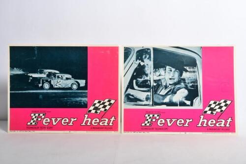 FEVER HEAT: Two original 1968 'Fever heat - A PARAMOUNT RELEASE' black and white image cards. Numbers 1 & 2