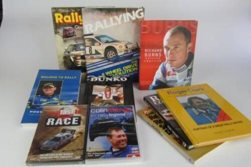 RALLY: Eight books on rallying