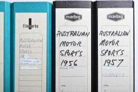 AUSTRALIAN MOTOR SPORTS: A group of folders housing 'Australian MOTOR SPORTS' AND 'AUSTRALIAN MOTOR SPORTS & AUTOMOBILES' magazines. Year range of 1946 to 1969 - 4
