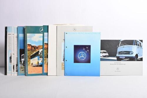MERCEDES-BENZ: A collection of Mercedes-Benz related material. Mercedes-Benz military vehicle folio, brochures, Mercedes-Benz Van book, Mercedes-Benz publications