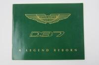 DB7: A group of Aston Martin DB7 related literature. - 2