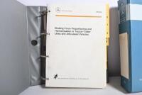 MERCEDES-BENZ: Three Mercedes-Benz brake service manuals. 1980's 'Brakes Commercial Vehicles Part 1' manual & 'Brakes Trucks Volume 4' - 2