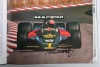 AUTOCOURSE: A 1979-80 edition of 'AUTOCOURSE' with superb collection of Formula 1 Grand Prix drivers and associated personnel. Colin Chapman, Patrick Depailler, Gilles Villeneuve, John Watson. Superb signature set - 6