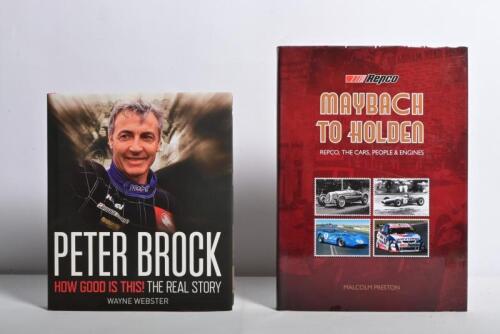 AUSTRALIAN RACING: Two hardcover books related to Australian racing. 'Repco MAYBACH TO HOLDEN REPCO, THE CARS, PEOPLE & CARS' by Malcolm Preston
