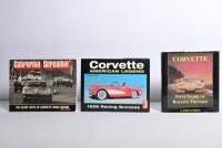 CORVETTE: Three books detailing the history of Corvette.. 'California Screamin' - THE GLORY DAYS OF CORVETTE ROAD RACING' softcover book by Michael Antonick