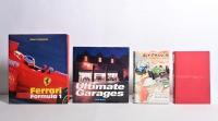 FERRARI: A group of four hardcover books with Ferrari related material. 'Ferrari Formula 1' by Rainer W.Schlegelmilch