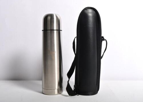ROLLS-ROYCE: A chrome water bottle with Rolls-Royce 'Spirit of Ecstacy' engraved insignia