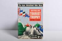 AUSTRALIAN GRAND PRIX: A 1956 'AUSTRALIAN TOURIST TROPHY, FIRST DAY PROGRAMME' as organised by the Light Car Club of Australia