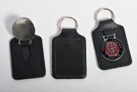 KEYRINGS: Three English marque and model keyrings. 'AUSTIN', 'AUSTIN HEALEY', 'AUSTIN HEALEY SPRITE' keyrings - 2
