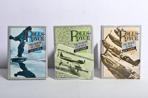 ROLLS-ROYCE: Three hardcover books by Ian Lloyd. 'ROLLS-ROYCE THE YEARS OF ENDEAVOUR', ROLLS-ROYCE THE MERLIN AT WAR' & 'ROLLS-ROYCE THE GROWTH OF A FIRM