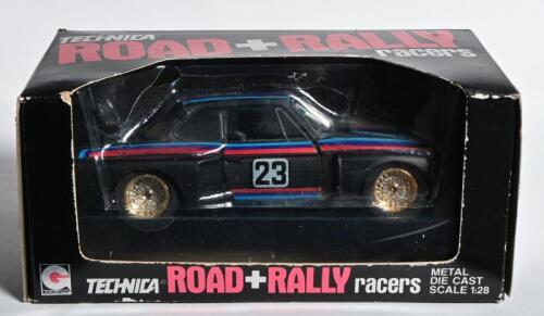 B.M.W: A Japanese 1:28 scale 'TECHNICA ROAD+RALLY racers' B.M.W. 3.0 BLACK RACING (GT-09B)