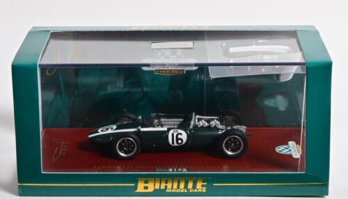 BRABHAM: A 1:43 scale BIANTE Cooper T53 1960 FRENCH GRAND PRIX WINNER as raced by Sir Jack Brabham. Limited Edition 0007/1,500
