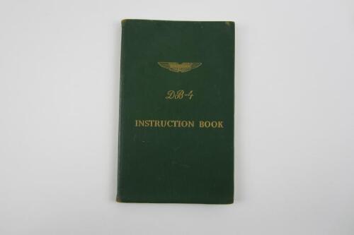 DB-4: A rare Aston Martin DB-4 Instruction Book.