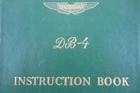 DB-4: A rare Aston Martin DB-4 Instruction Book. - 2