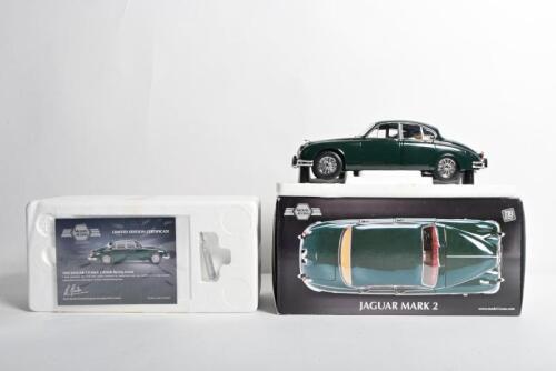 JAGUAR: A 1:18 scale MODEL ICONS JAGUAR MARK 2 (Item#:2010002). Limited Edition of 3,500. Numbered '0766'. CoA