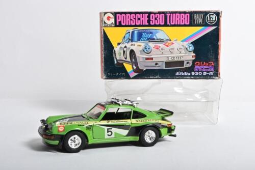 PORSCHE: A Japanese 1:28 scale EIDAI GRIP PORSCHE 930 TURBO (3). Original box