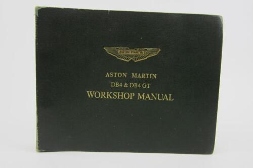 DB4 & DB4 GT: A rare Aston Martin DB4 & DB4 GT Workshop Manual.
