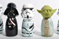 STAR WARS: A collection of eight&nbsp;Star Wars, bottle figures including Darth Vader, Yoda and six Storm Troopers - 3