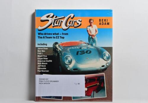 PINK FLOYD: A hardcover edition of 'Star Cars' by Beki Adam, personally inscribed and signed by Pink Floyd drummer Nick Mason