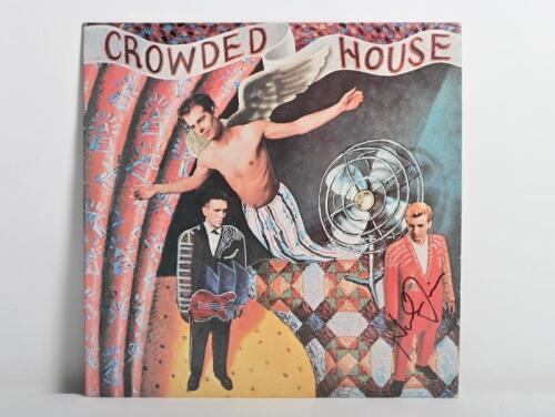 CROWDED HOUSE: A Crowded House, EMI Vinyl album, autographed by Neil Finn on album cover