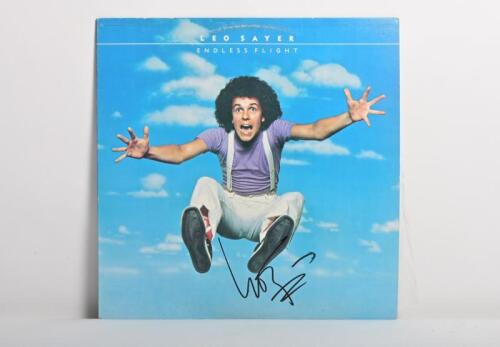LEO SAYER: A Leo Sayer 'Endless Flight', Chrysalis vinyl album, autographed by Leo Sayer on album cover