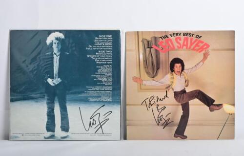 LEO SAYER: Two Leo Sayer vinyl albums, 'Another Year' autographed by Leo Sayer on rear and 'The Very Best Of' personally inscribed and signed by Leo Sayer on album cover