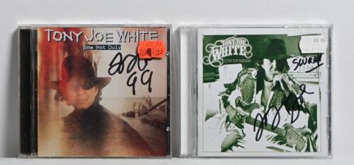 TONY JOE WHITE: Two Tony Joe White CDs 'One Hot July' and 'Uncovered' autographed on covers