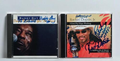 BUDDY GUY/ROCKIN DOPSIE JR: Two CDs Buddy Guy 'Damn Right I've Got The Blues' and Rockin Dopsie Jr 'I Got my Mojo Working'. Both personally inscribed and signed on covers